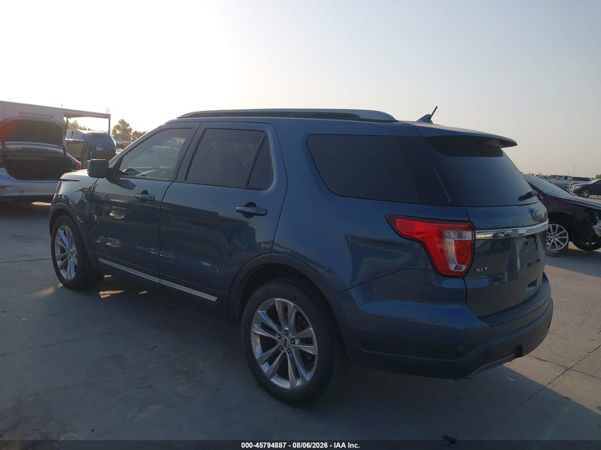Vin: 1fm5k7d8xkga51004, lot: 46293718, ford explorer xlt 20193