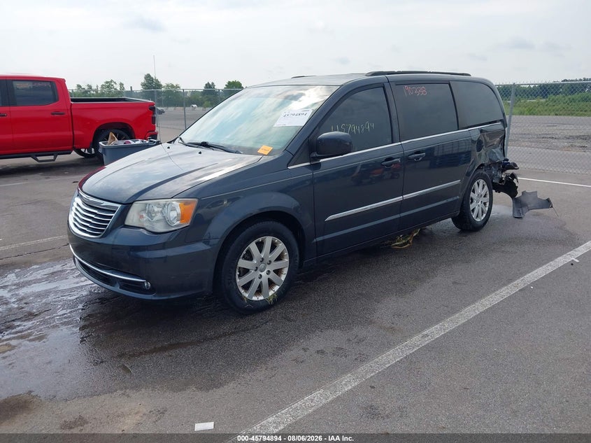 2013 Chrysler Town & Country Touring, Left Side, IAAI, VIN 2C4RC1BG8DR689182 — photo 2