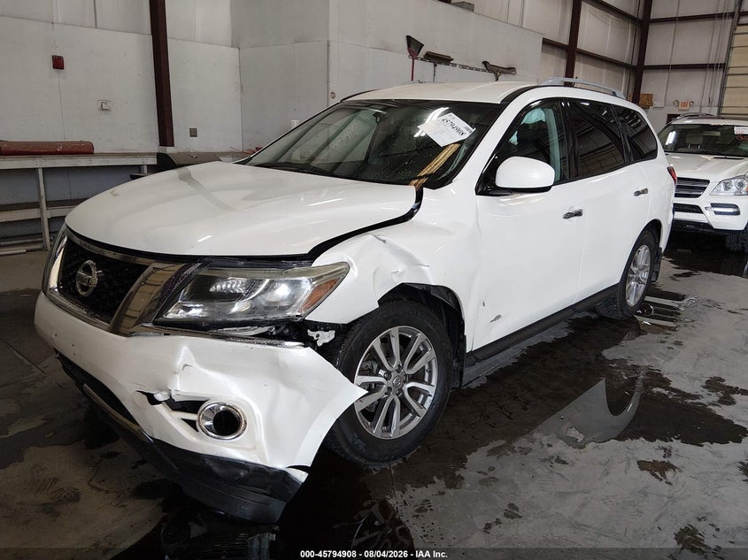 Vin: 5n1ar2mn3fc698201, lot: 46293739, nissan pathfinder sv 20152