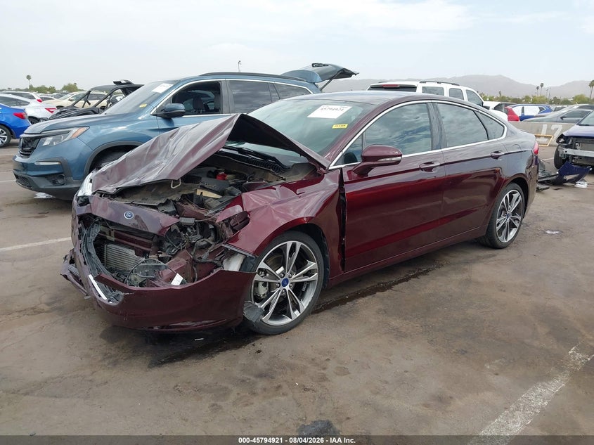 Vin: 3fa6p0k96hr229155, lot: 46293752, ford fusion titanium 20172