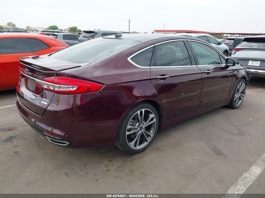 Vin: 3fa6p0k96hr229155, lot: 46293752, ford fusion titanium 20174