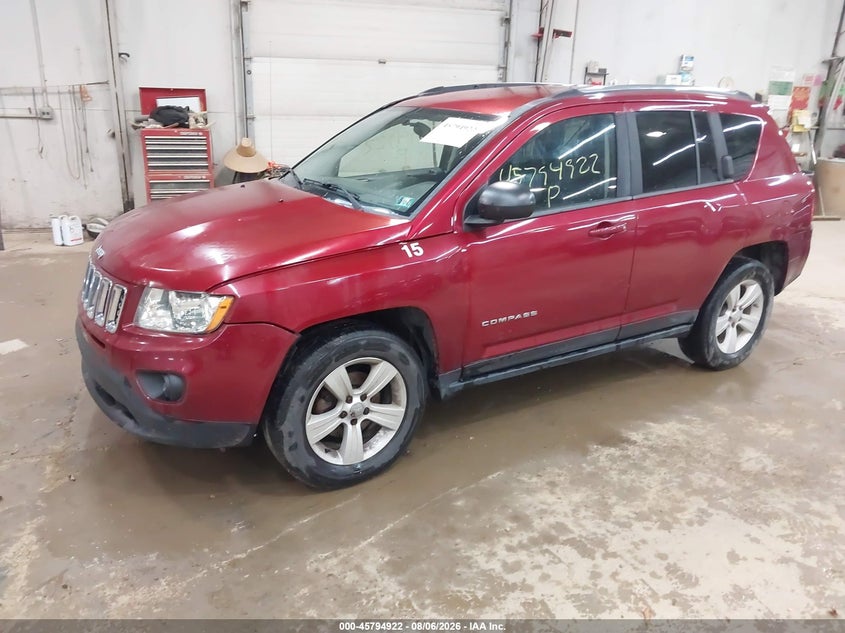 Vin: 1c4njdbb9ed592927, lot: 46293753, jeep compass sport 20142