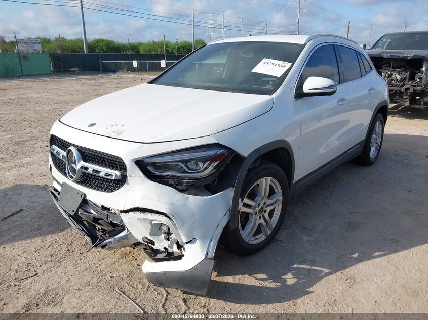 Vin: w1n4n4gb8mj246546, lot: 46293761, mercedes-benz gla 250 20212