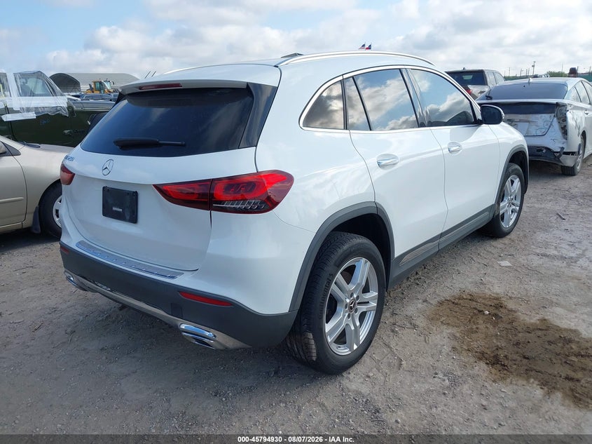 Vin: w1n4n4gb8mj246546, lot: 46293761, mercedes-benz gla 250 20214