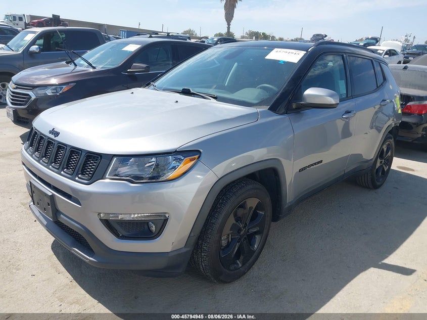 Vin: 3c4njcbb8mt531765, lot: 46293776, jeep compass altitude fwd 20212