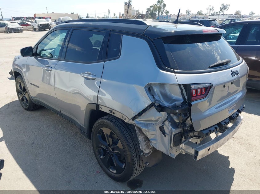 Vin: 3c4njcbb8mt531765, lot: 46293776, jeep compass altitude fwd 20213