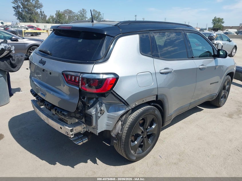 Vin: 3c4njcbb8mt531765, lot: 46293776, jeep compass altitude fwd 20214