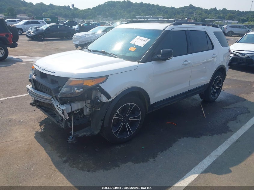 Vin: 1fm5k8gt7fgc51379, lot: 46293784, ford explorer sport 20152