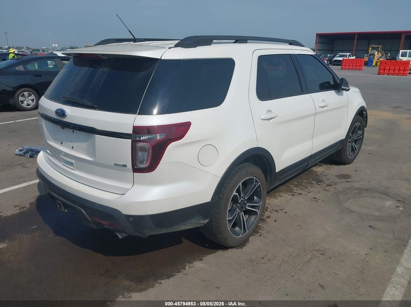 Vin: 1fm5k8gt7fgc51379, lot: 46293784, ford explorer sport 20154