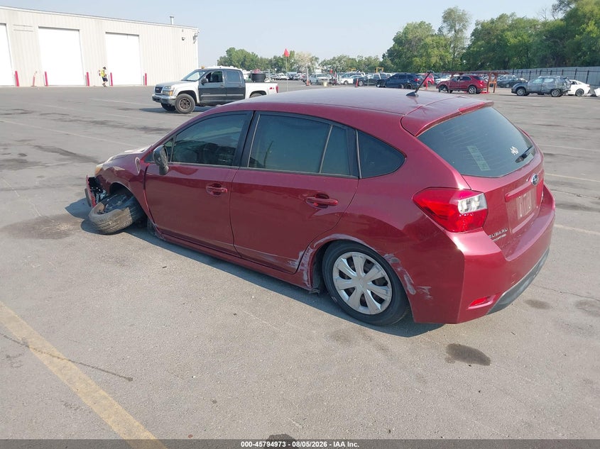 Vin: jf1gpaa68d2878276, lot: 46293804, subaru impreza 2.0i 20133