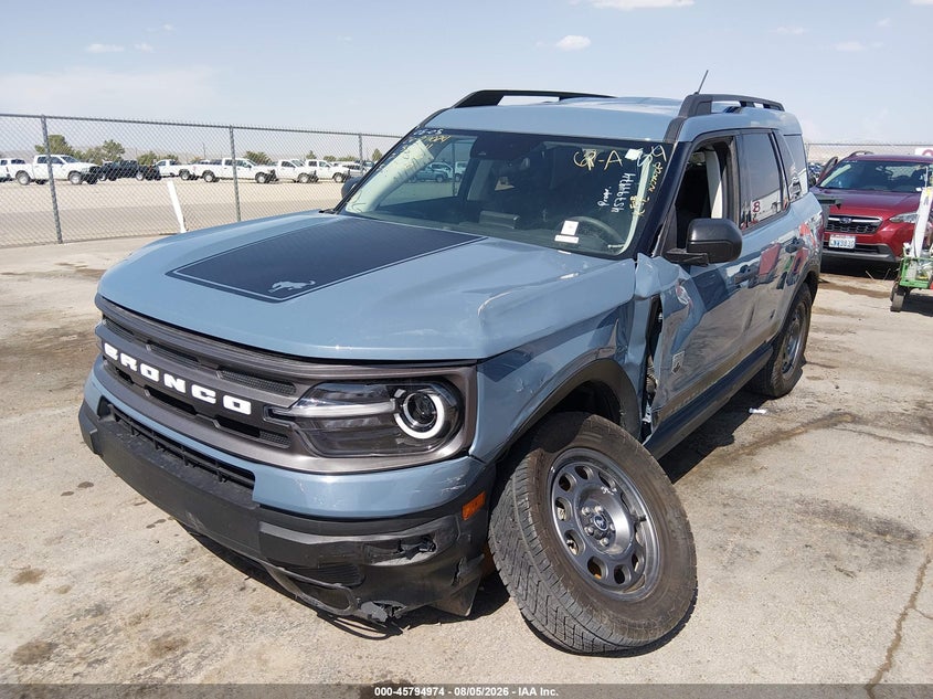 Vin: 3fmcr9b64rrf69631, lot: 46293805, ford bronco sport big bend 20242