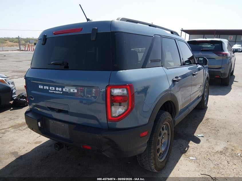 Vin: 3fmcr9b64rrf69631, lot: 46293805, ford bronco sport big bend 20244