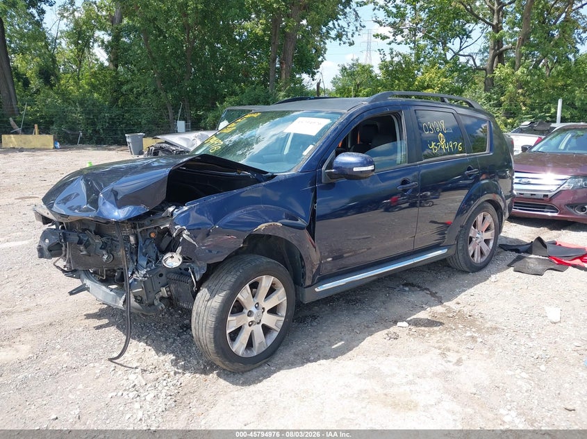 Vin: ja4jt3aw7bu031218, lot: 46293807, mitsubishi outlander se 20112