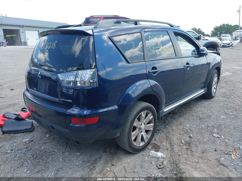 Vin: ja4jt3aw7bu031218, lot: 46293807, mitsubishi outlander se 20114