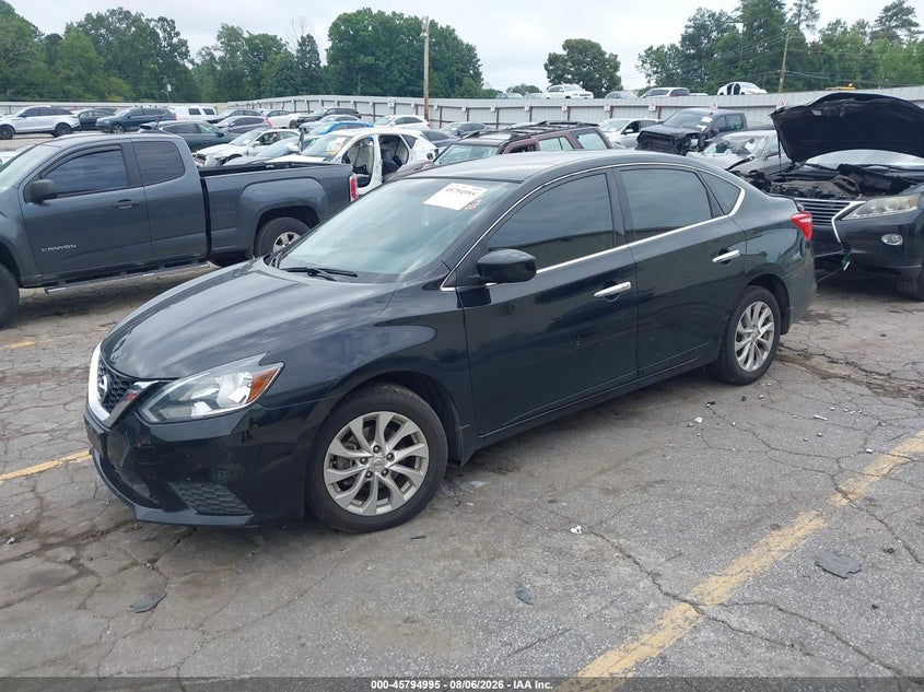 Vin: 3n1ab7ap9jy274908, lot: 46293826, nissan sentra sv 20182