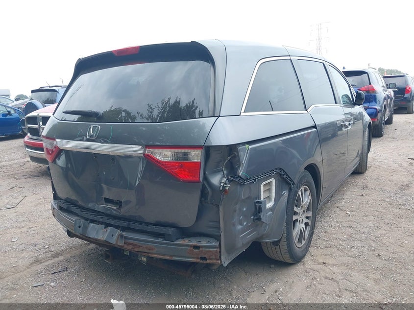 Vin: 5fnrl5h68db025935, lot: 46293835, honda odyssey ex-l 20134