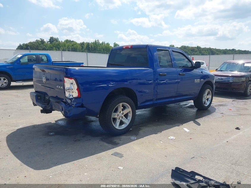 Vin: 1c6rr7ft7fs513371, lot: 46293846, ram 1500 express 20154