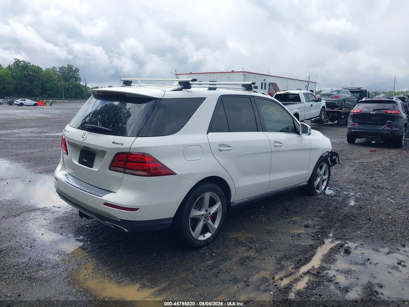 Vin: 4jgda5hb7jb166860, lot: 46293851, mercedes-benz gle 350 4matic 20184