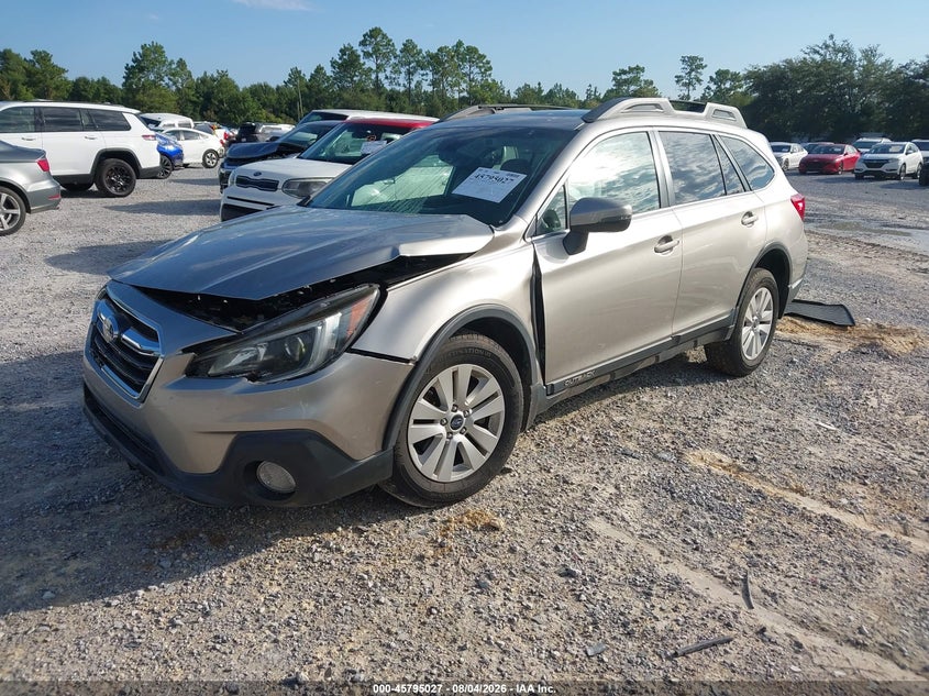 Vin: 4s4bsahc6k3281497, lot: 46293858, subaru outback 2.5i premium 20192