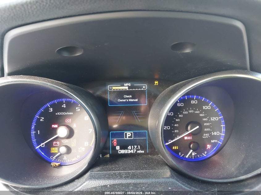 2019 SUBARU OUTBACK auction photo 7