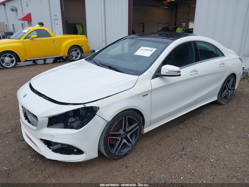Vin: wddsj4gb3jn518943, lot: 46293861, mercedes-benz cla 250 4matic 20182