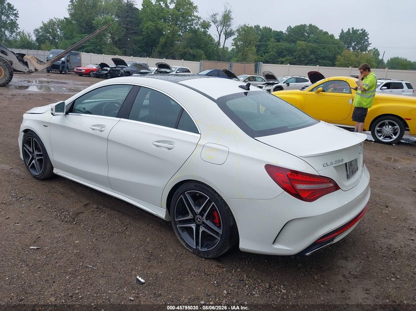 Vin: wddsj4gb3jn518943, lot: 46293861, mercedes-benz cla 250 4matic 20183