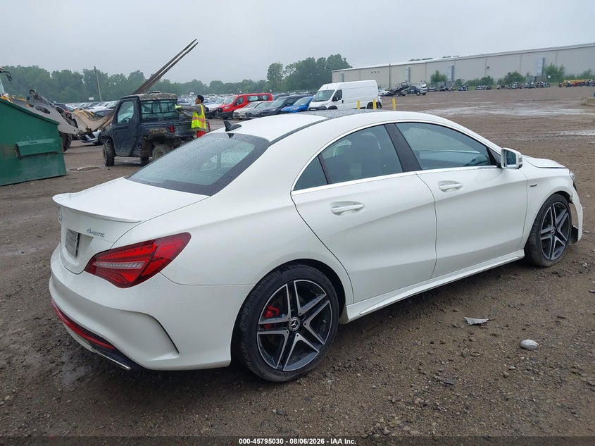 Vin: wddsj4gb3jn518943, lot: 46293861, mercedes-benz cla 250 4matic 20184