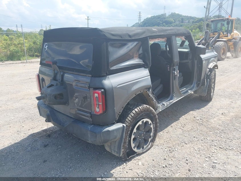 Vin: 1fmde5bh0nla99133, lot: 46293876, ford bronco big bend 20224