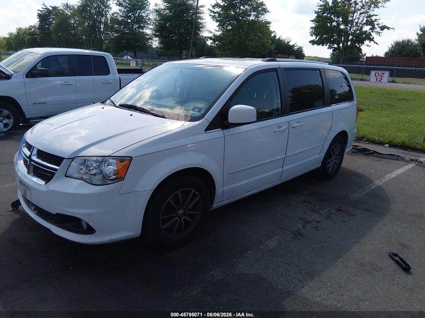 Vin: 2c4rdgcg4hr848154, lot: 46293902, dodge grand caravan sxt 20172
