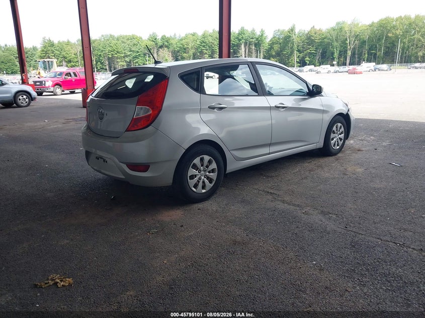 Vin: kmhct5ae5gu276894, lot: 46293932, hyundai accent se 20164