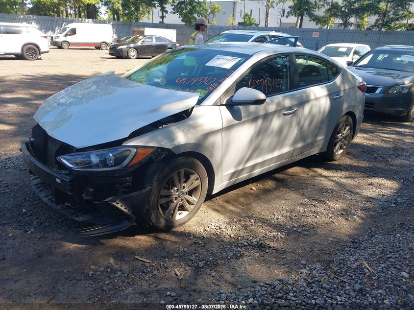 Vin: kmhd84lf8ju717902, lot: 46293958, hyundai elantra sel 20182