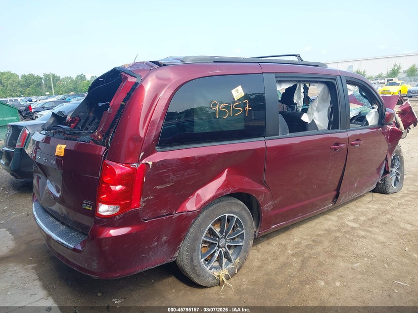 Vin: 2c4rdgeg3jr147334, lot: 46293988, dodge grand caravan gt 20184