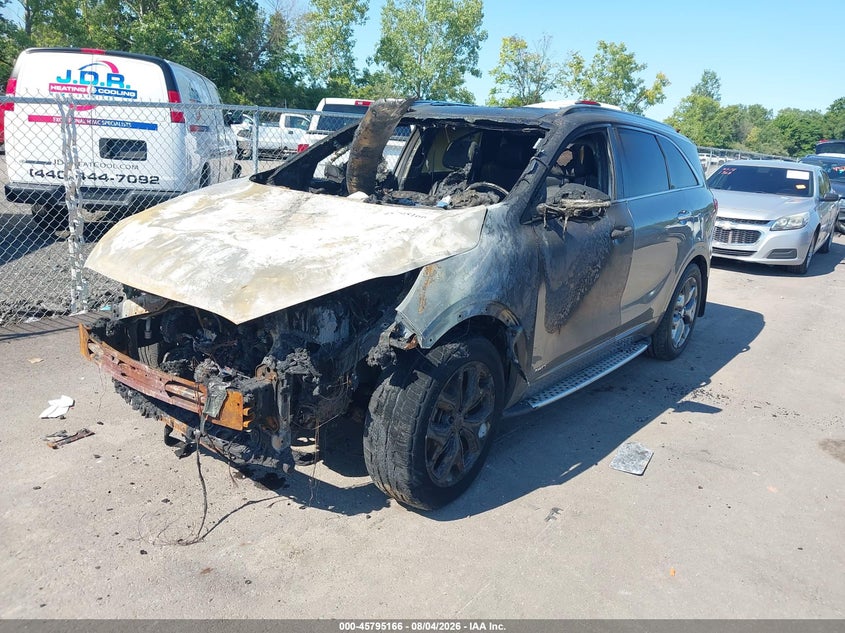 Vin: 5xypkda17gg037798, lot: 46293997, kia sorento 2.0t sxl 20162