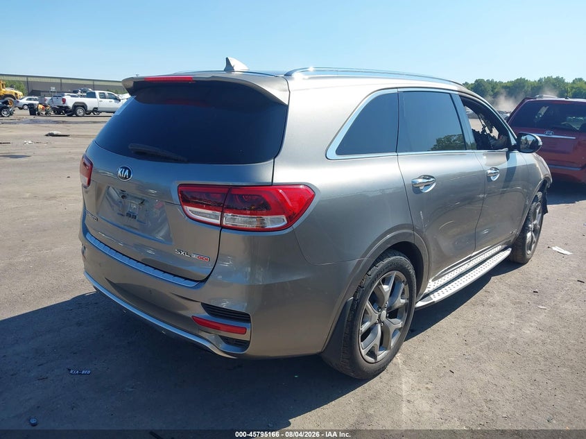 Vin: 5xypkda17gg037798, lot: 46293997, kia sorento 2.0t sxl 20164