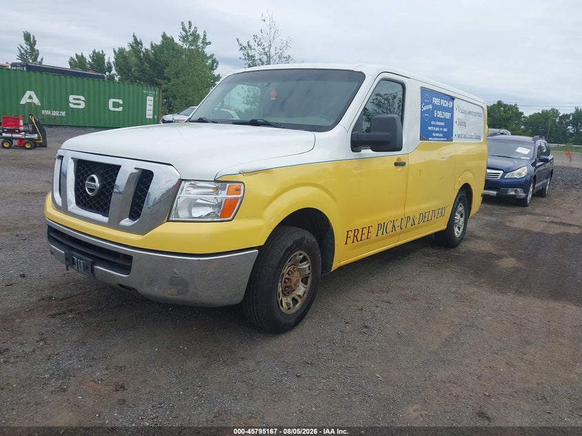 Vin: 1n6bf0kl1dn102394, lot: 46293998, nissan nv cargo nv1500 sv v6 20132