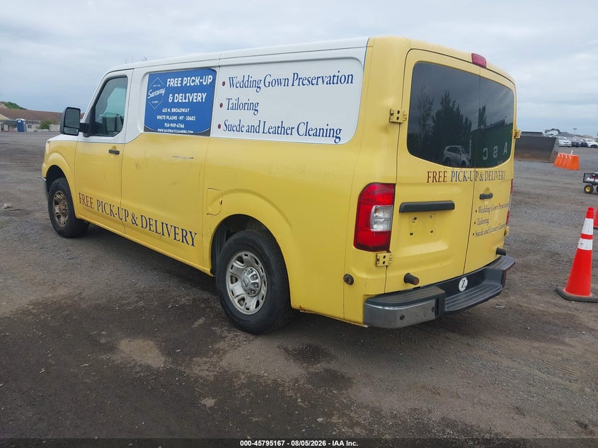 Vin: 1n6bf0kl1dn102394, lot: 46293998, nissan nv cargo nv1500 sv v6 20133