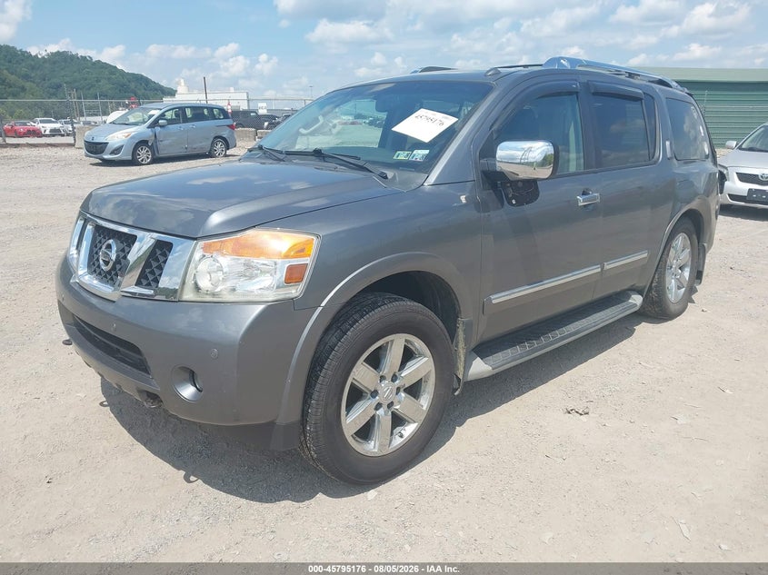 Vin: 5n1aa0ne5en604283, lot: 46294007, nissan armada platinum 20142