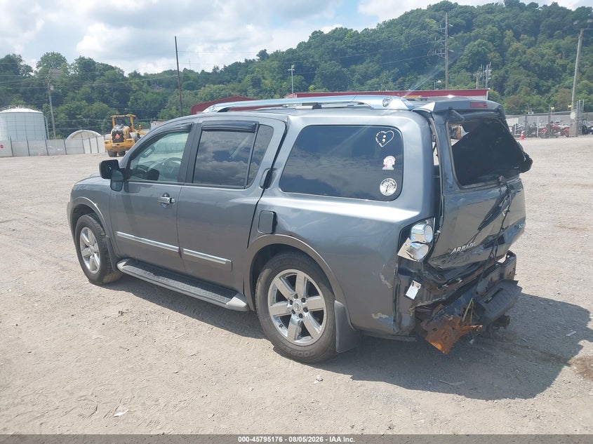 Vin: 5n1aa0ne5en604283, lot: 46294007, nissan armada platinum 20143
