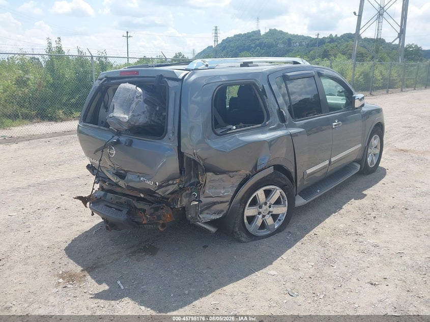 Vin: 5n1aa0ne5en604283, lot: 46294007, nissan armada platinum 20144