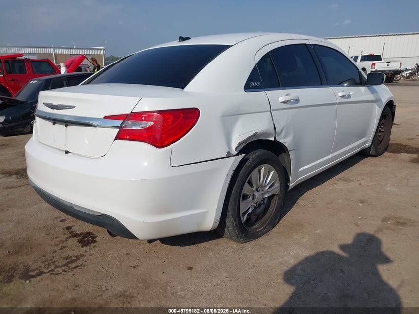 Vin: 1c3ccbab5en125008, lot: 46294013, chrysler 200 lx 20144