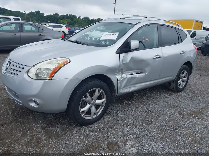 Vin: jn8as5mv3aw116524, lot: 46294015, nissan rogue sl 20102
