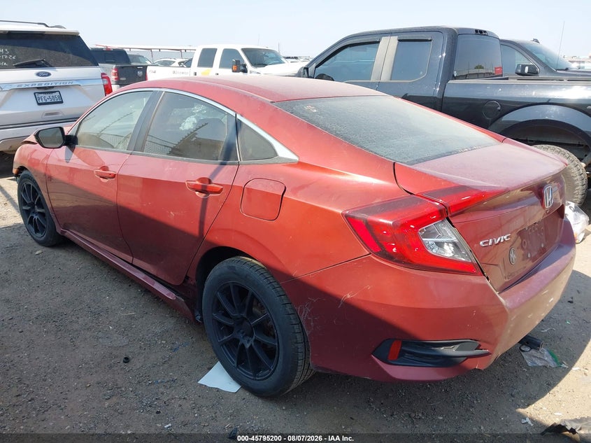 Vin: 19xfc2f60ke018081, lot: 46294031, honda civic lx 20193