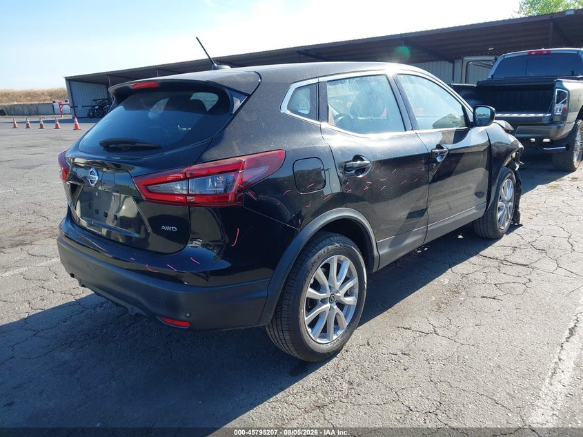 Vin: jn1bj1aw2mw421884, lot: 46294038, nissan rogue sport s awd xtronic cvt 20214