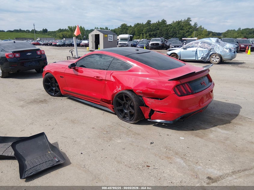 Vin: 1fa6p8cf1g5311671, lot: 46294056, ford mustang gt premium 20163