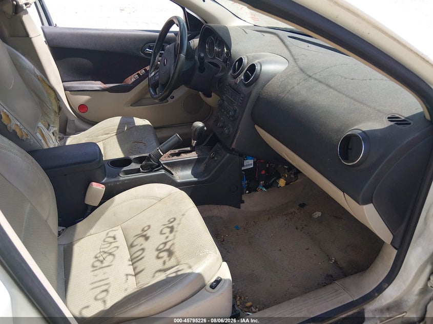 PONTIAC G6 2005 VIN 1G2ZH548154114610