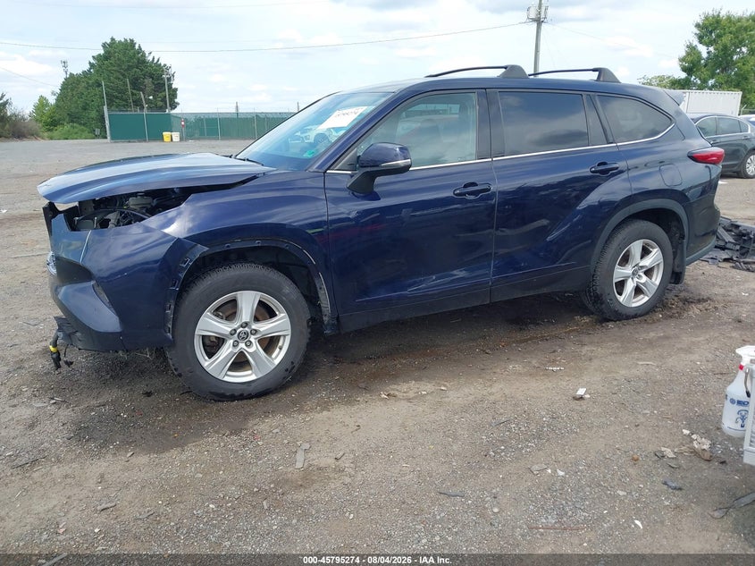 Vin: 5tdzarah7ns517359, lot: 46294105, toyota highlander hybrid le 20222