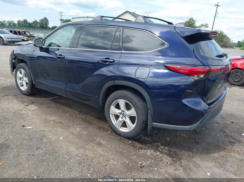Vin: 5tdzarah7ns517359, lot: 46294105, toyota highlander hybrid le 20223