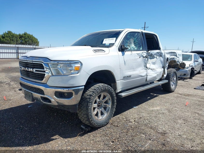 Vin: 1c6srfft6ln360732, lot: 46294114, ram 1500 lone star  4x4 5'7 box 20202