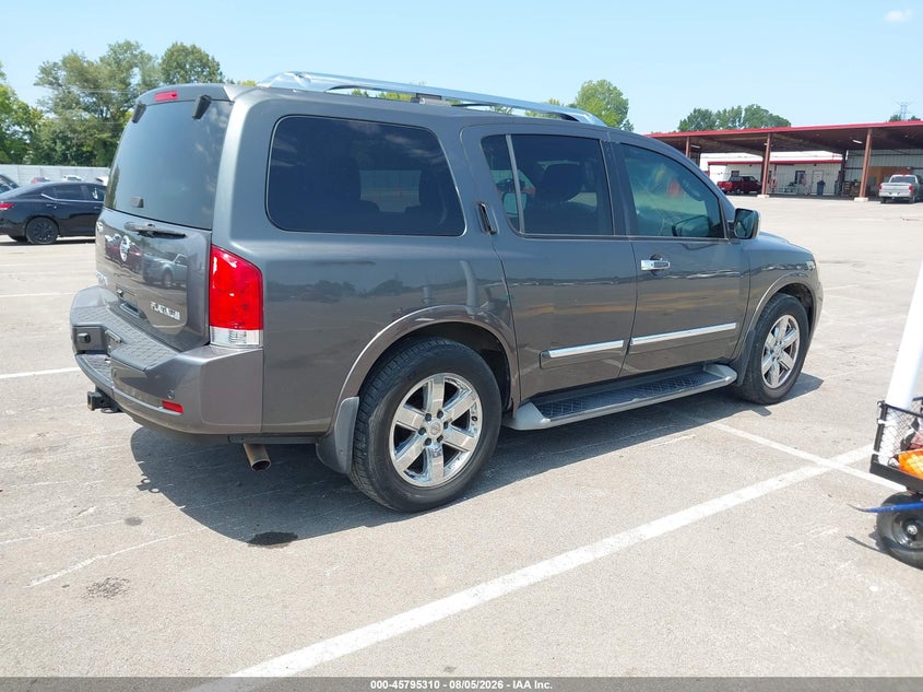 Vin: 5n1ba0nf5cn614418, lot: 46294142, nissan armada platinum 20124