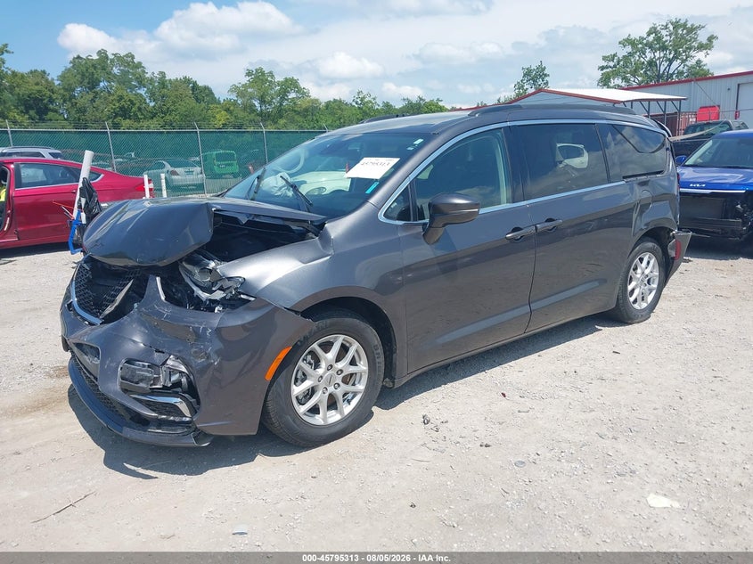 Vin: 2c4rc1bg9nr176525, lot: 46294144, chrysler pacifica touring l 20222